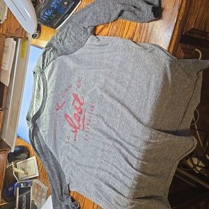 XL Lost enterprises baseball jersey style tee shirt